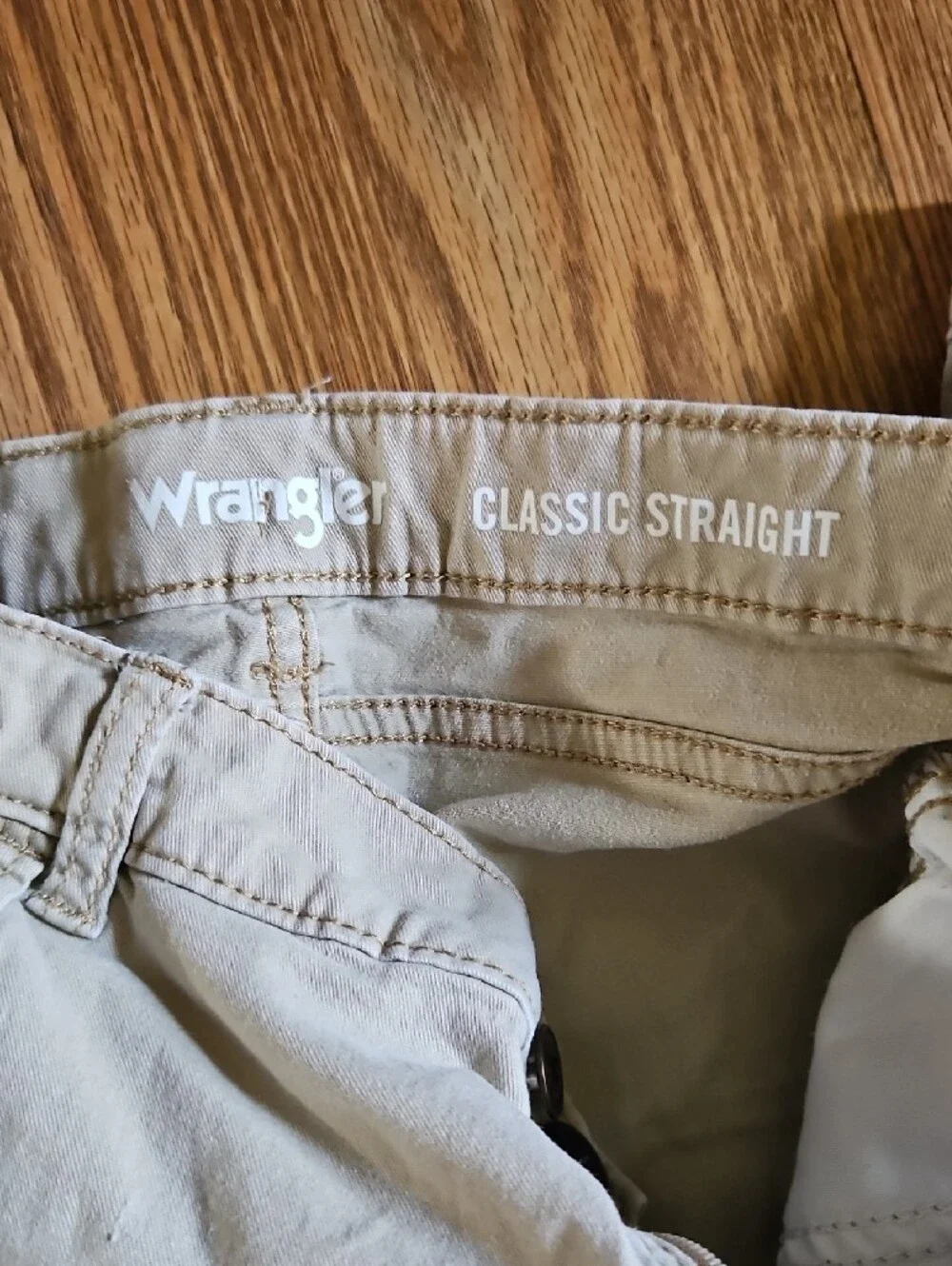 Wrangler Men’s Cargo Shorts - Tan and Gray